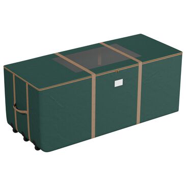 Timberlake 9" Rolling Christmas Tree Storage Bag with Wheels in Green and Gold, , large