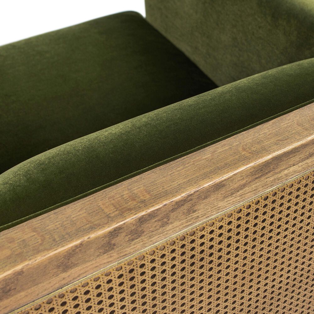 Jennifer Taylor Home Georgia Accent Arm Chair with Olive Green, , large