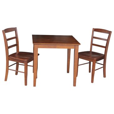 International Concepts Standard Traditional 3-Piece Dining Set in Espresso, , large