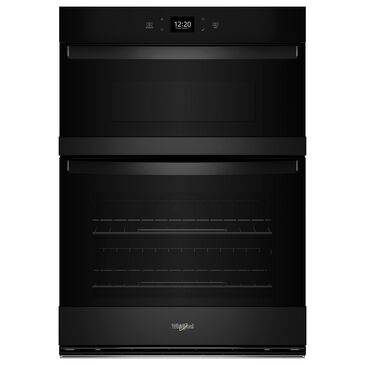 Whirlpool 27" Self-Cleaning Convection Air Fry Convection Smart Microwave Wall Oven Combo in Black, , large