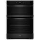 Whirlpool 27" Self-Cleaning Convection Air Fry Convection Smart Microwave Wall Oven Combo in Black, , large