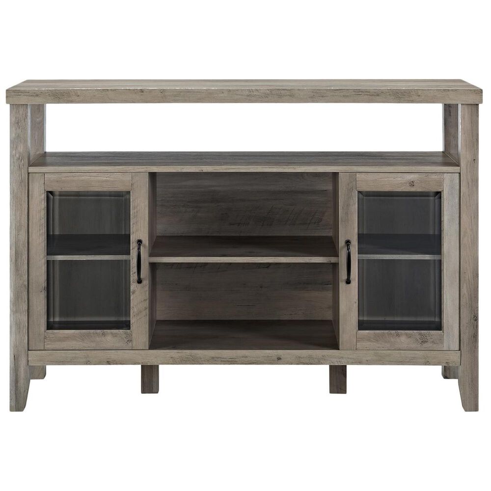 Walker Edison 52" TV/Buffet Stand in Grey Wash, , large