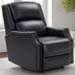 Barcalounger Leather Power Recliner in Shoreham Blue, , large