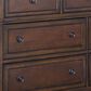 Millennium Porter 7 Drawer Dresser in Burnished Brown, , large