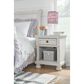 Ashley Robbinsdale 1 Drawer Nightstand in Antique White, , large