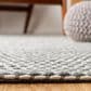 Safavieh Marbella 10" x 14" Charcoal and Ivory Area Rug, , large