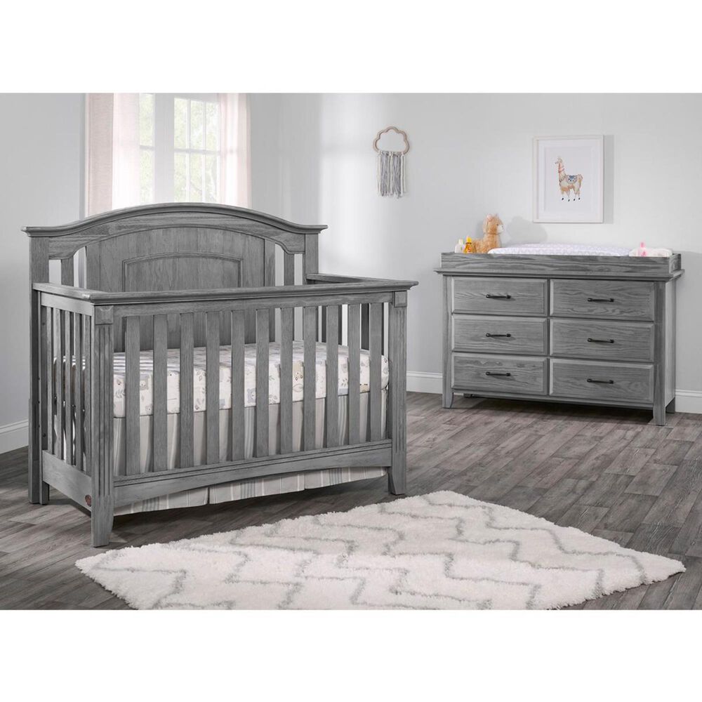 Oxford Baby Willowbrook Changing Topper in Graphite Gray, , large