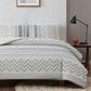 Pem America Mia 3-Piece Full/Queen Duvet Set in Grey and Ivory, , large