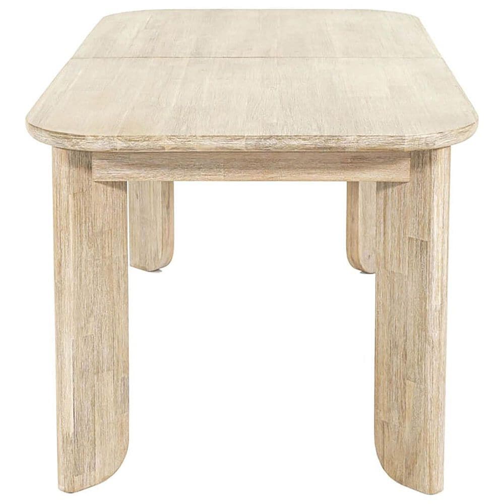 LH Imports Haru Extension Dining Table in Sand Wash  - Table Only, , large