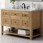 James Martin Breckenridge 48" Single Bathroom Vanity Cabinet in Light Natural Oak, , large