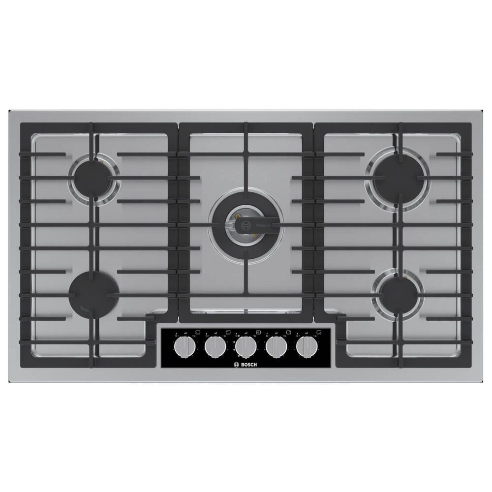 Bosch Benchmark 2-Piece Kitchen Package with 30&quot; Double Electric Wall Oven and 36&quot; Gas Cooktop in Stainless Steel, , large