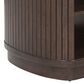 Ashley Korestone End Table in Dark Brown, , large