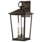 Troy Lighting Soren 23" 3-Light Exterior Wall Sconce in Textured Bronze with Highlights, , large
