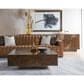 Artistica Metal Contango Cocktail Table in Rich Brown and Bronze, , large