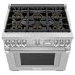 Thermador 36" Pro Grand Gas Range with 6 Burners in Stainless Steel, , large
