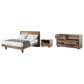 BDI Kava 3-Piece Queen Bedroom Set in Natural Walnut, , large