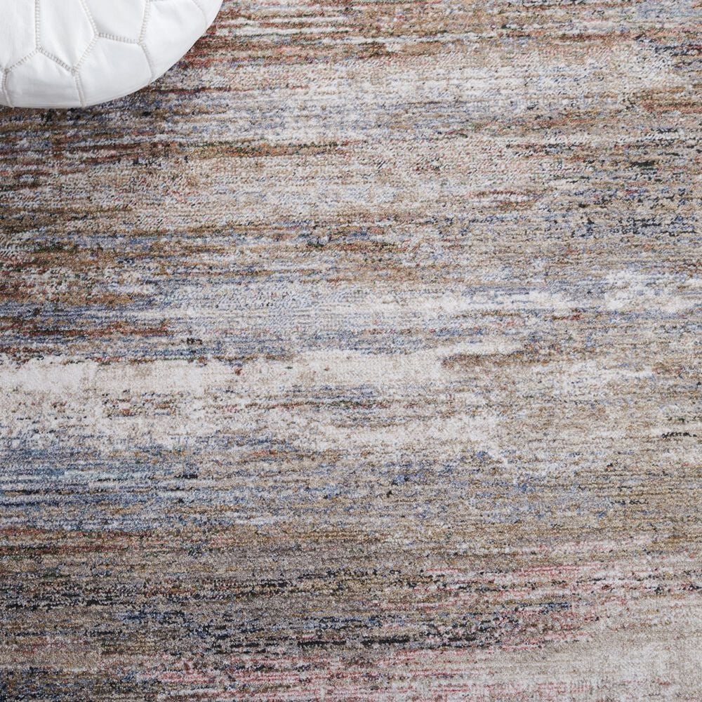 Safavieh Jasmine JSM337F 4&#39;5&quot; x 6&#39;5&quot; Grey and Blue Area Rug, , large