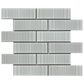 Emser Ornami Foil 2" x 6" on 11" x 12" Ceramic Mosaic Sheet, , large