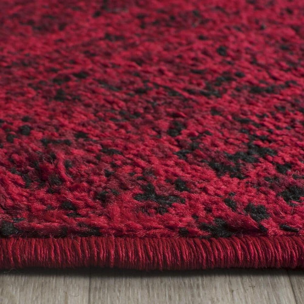 Safavieh Adirondack ADR116F 6&#39; Round Red and Black Area Rug, , large