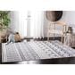 Safavieh Bermuda 5"3" x 7"6" Cream and Navy Indoor/Outdoor Area Performance Rug, , large