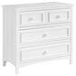 Oxford Baby Bennett 3-Drawer Dresser with Changing Topper in Rustic White, , large