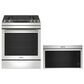 Maytag 2-Piece Kitchen Package with 30" Gas Range and 1.1 Cu. Ft. Over-the-Range Microwave in Fingerprint Resistant Stainless Steel, , large