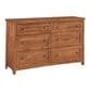 Archbold Furniture Company Emmerson 6-Drawer Dresser in Golden Pecan, , large