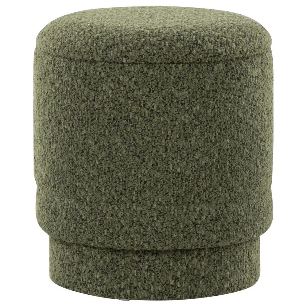 Lumisource Marla 2-Piece Upholstered Ottoman Set in Dark Green, , large