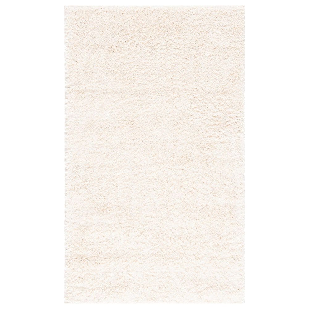 Safavieh August Shag AUG900C 4" x 6" Ivory Area Rug, , large