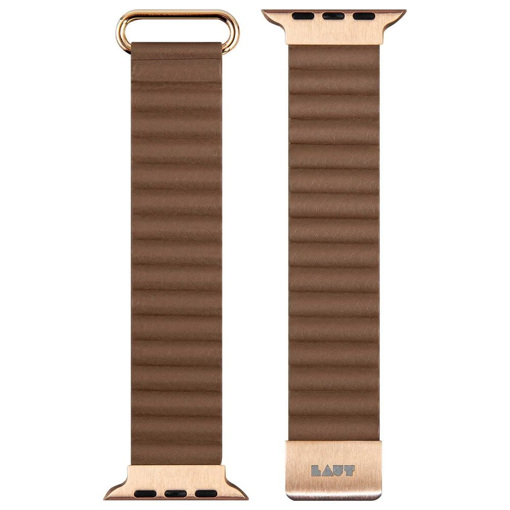 LAUT Watch Strap for 38/40/41mm Apple Watch Series 1-9, SE and ULTRA in Sepia Brown, , large