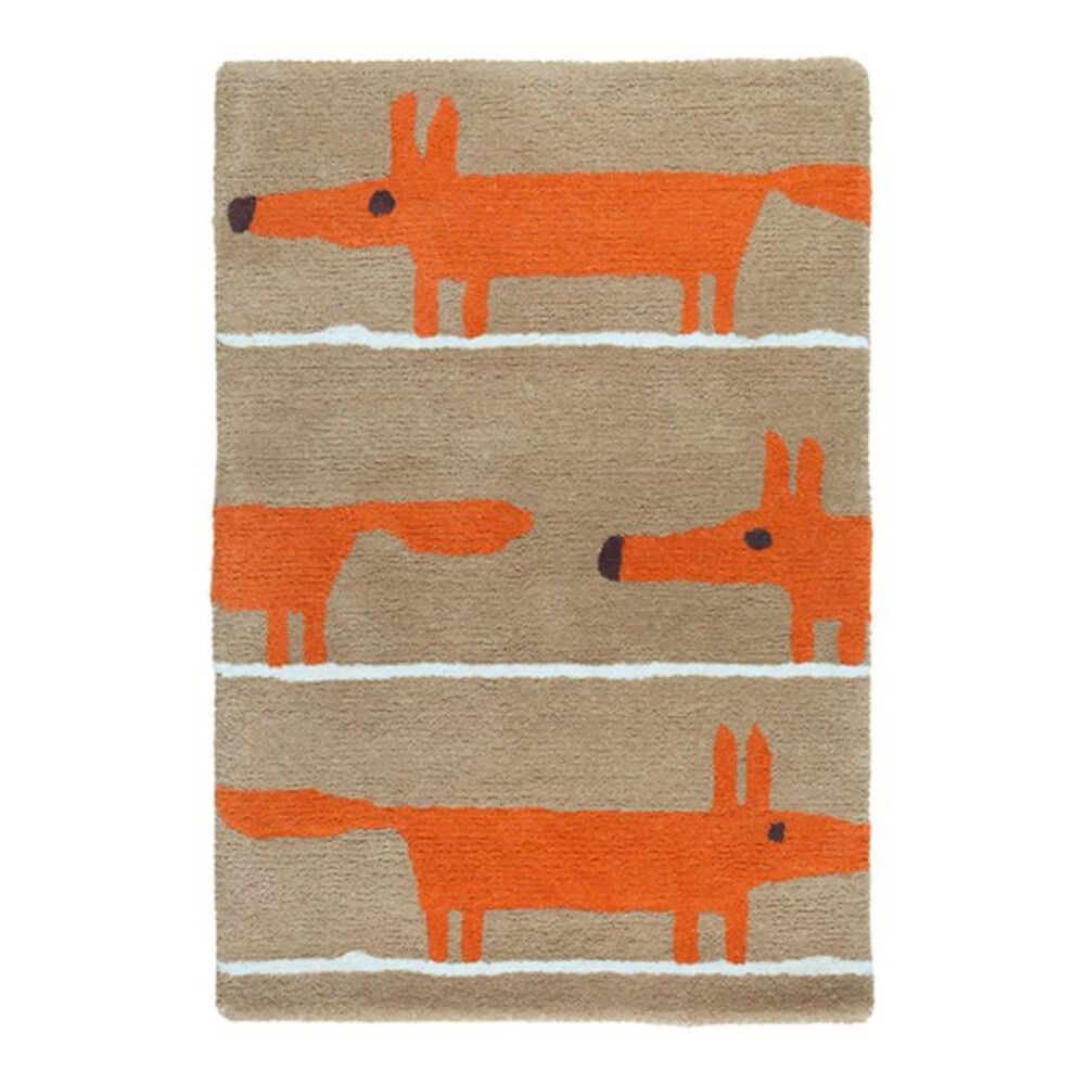 Surya Scion SCI-23 2' x 3' Orange/Brown/Khaki Scatter Rug, , large