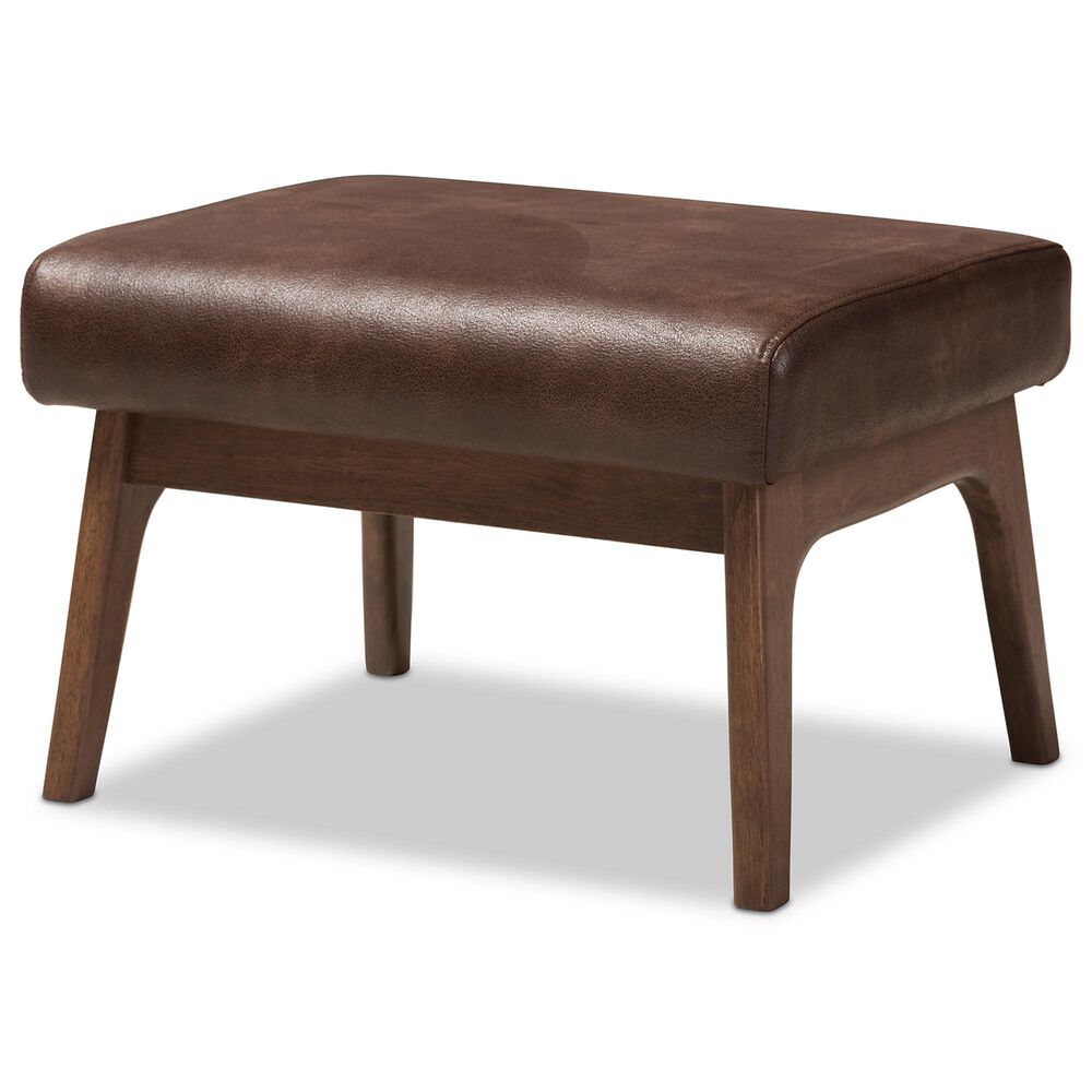 Baxton Studio Bianca Ottoman in Dark Brown, , large