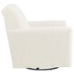 Ashley Herstow Swivel Glider Accent Chair in Ivory, , large