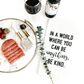 Wildwood In A World Where You Can Be Anything, Be Kind 30" x 30" Tea Towel in White, , large