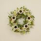 The Gerson Company 24" Sunflower Wreath in Green, , large