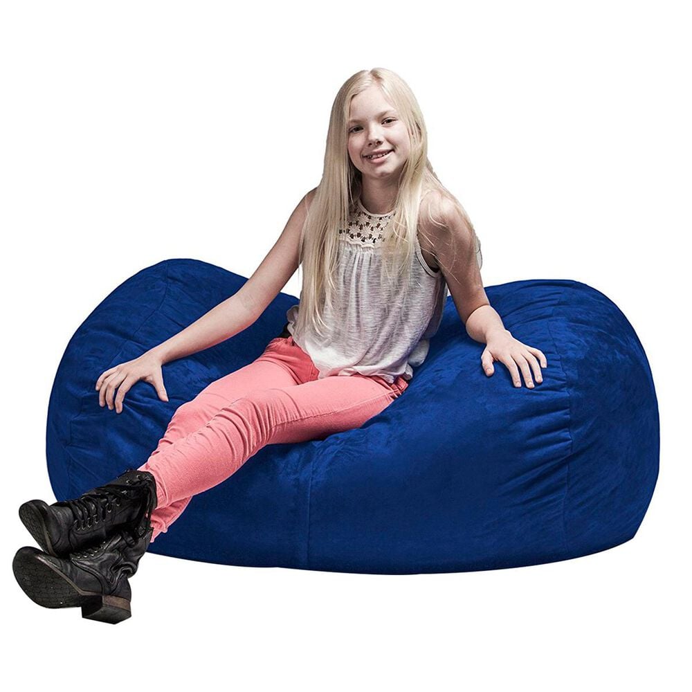 Jaxx 4&#39; Lounger Bean Bag in Blueberry, , large
