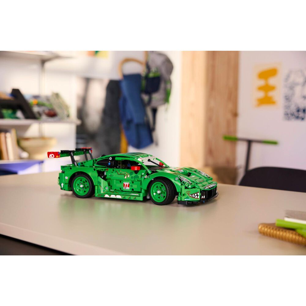 LEGO Technic Porsche 911 GT3 R Rexy AO Racing Car Building Set, , large
