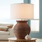 Pacific Coast Lighting Tinley Table Lamp in Brown Weave, , large