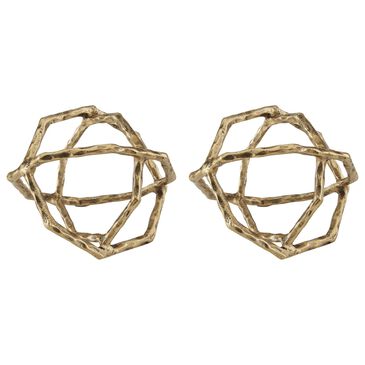 Ashley Laddington Sculpture in Antique Brass (Set of 2), , large