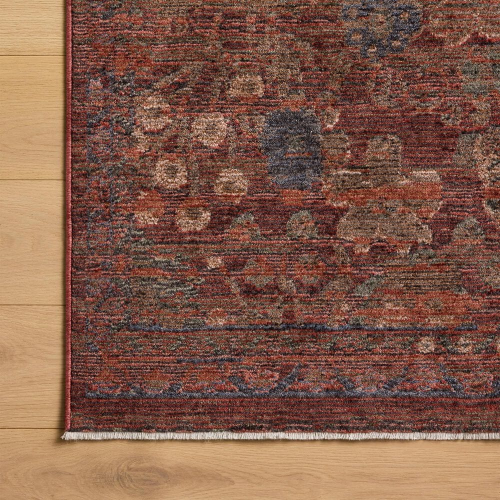 Loloi Winchester Ruby and Mushroom 2'3" x 3'10" Area Rug, , large
