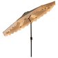 HOMLUX 10" Solar LED Patio Umbrella with Adjustable Tilt and in Green, , large