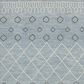 Amer Rugs Berlin 2" x 3" Blue and White Area Rug, , large