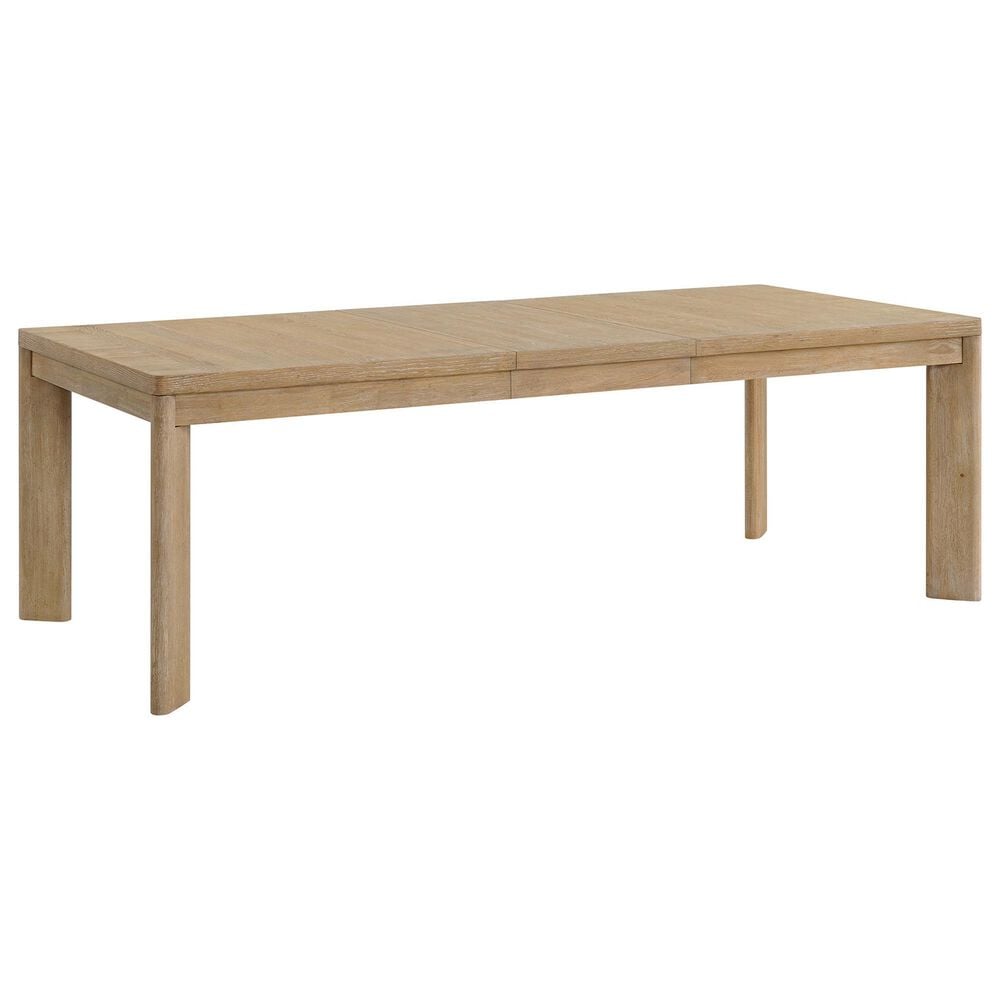 Emerald Home Furnishings Pacific Grove Leg Dining Table in Sand Dune - Table Only, , large
