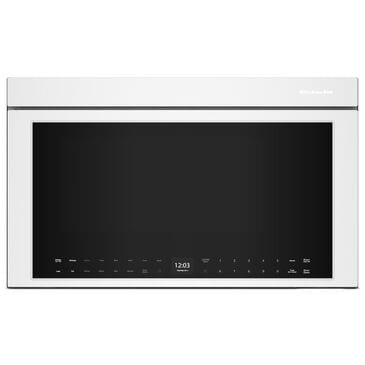 KitchenAid 1.1 Cu. Ft. Over-The-Range Microwave Oven with Flush Built-In in White, , large