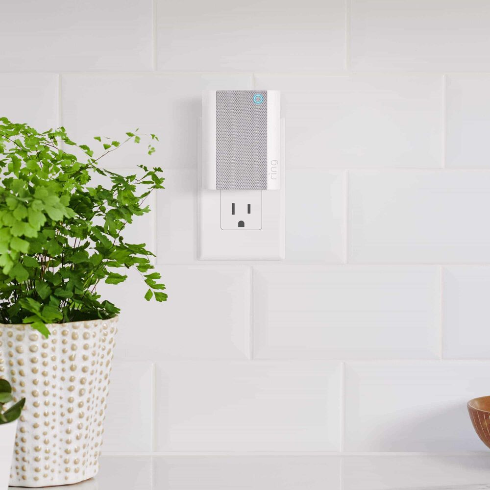 Ring Plug In Chime for Ring Devices in White, , large