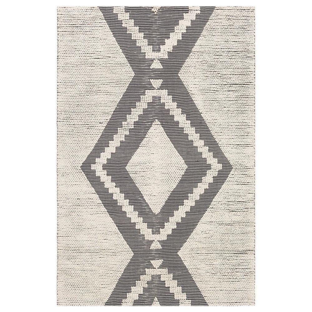 Surya Azalea 2"6" x 4" Black and Ivory Indoor/Outdoor Area Rug, , large