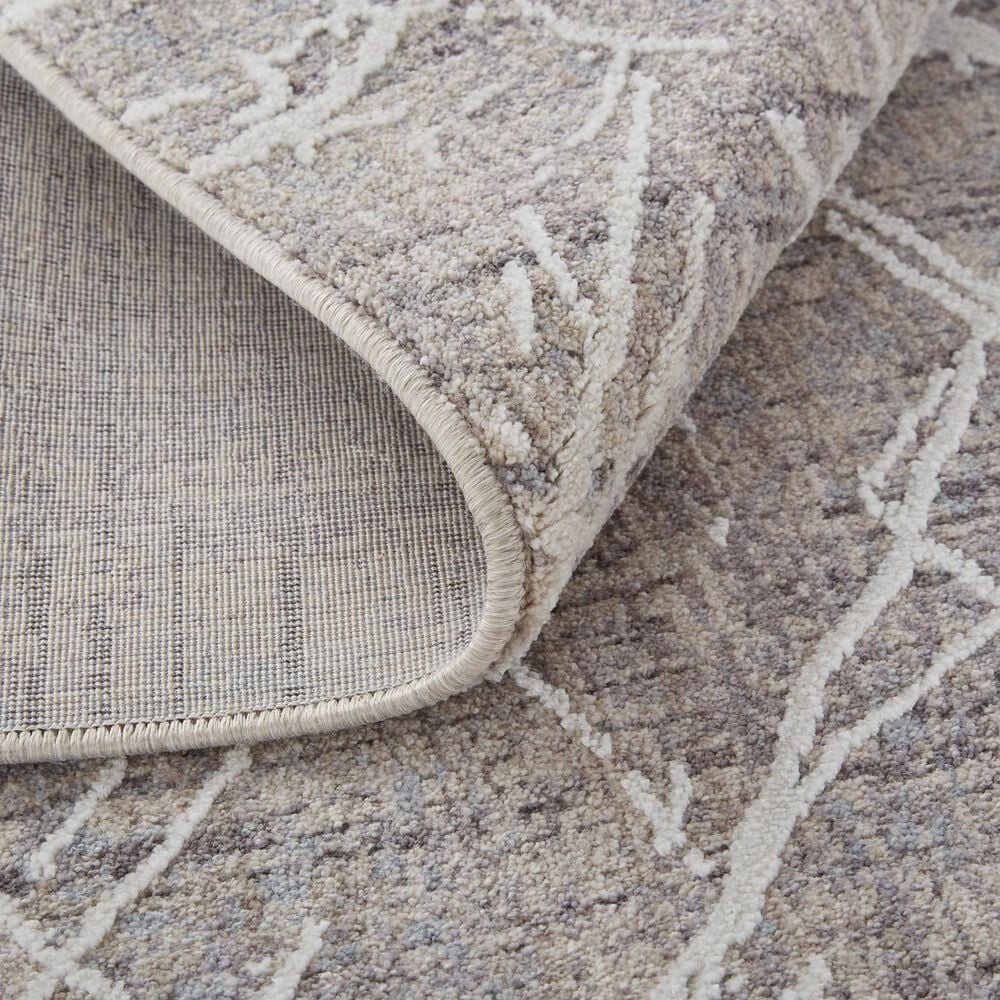 Feizy Lennon 10&#39; x 13&#39; Beige and Ivory Area Rug, , large