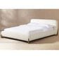 Jennifer Taylor Home Alpine Puffy Modern Queen Platform Bed in Ivory White, , large