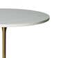 Leisuremod LeisureMod Verve Collection Modern Bar Height Table Brushed Gold Base with 48 Round Light Natural Wood MDF Top, , large