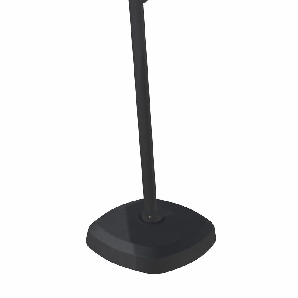 Garden Party Starlux AKZ Plus 11" Octagon Cantilever Umbrella with Black Base in Latitude Gray, , large